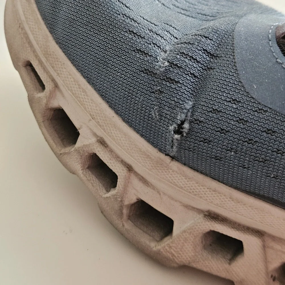 On Cloudmonster Running Shoes Women 9.5‎ Blue Dust Vapor CloudTec